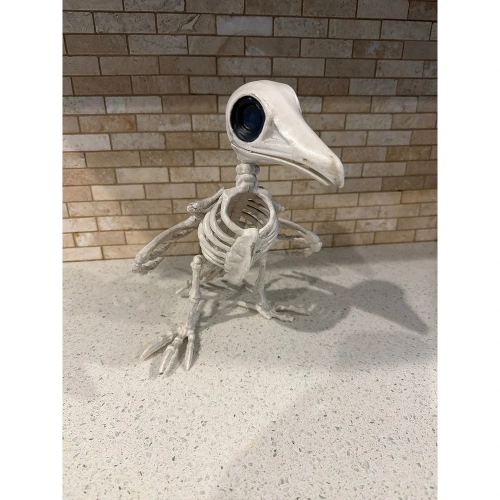 Crazy bonez skeleton bird dodo crow Halloween prop decor